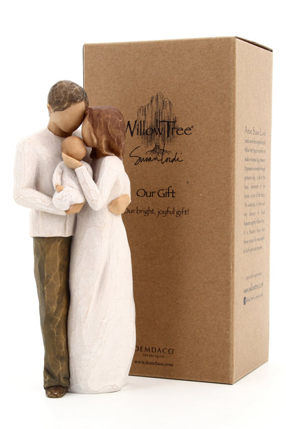 Statua in resina The Willow tree - Il nostro regalo (Our Gift) h. 22 cm