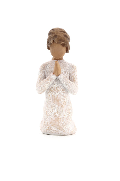 Statua in resina The Willow tree - Preghiera di Pace (Ange de la Paix) h. 10 cm