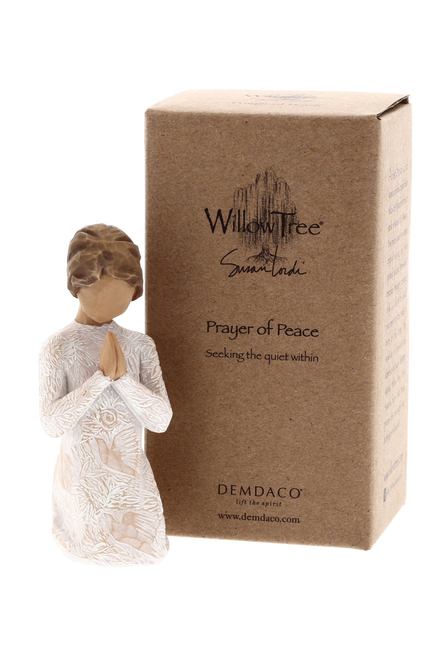 Statua in resina The Willow tree - Preghiera di Pace (Ange de la Paix) h. 10 cm