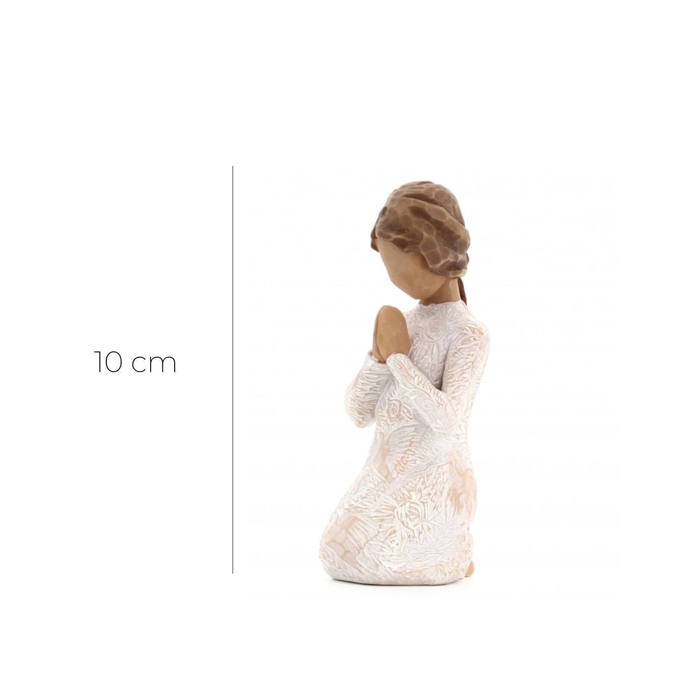 Statua in resina The Willow tree - Preghiera di Pace (Ange de la Paix) h. 10 cm