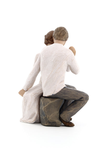 Statua in resina The Willow tree - Intorno a te (Around you)  h. 16,5 cm