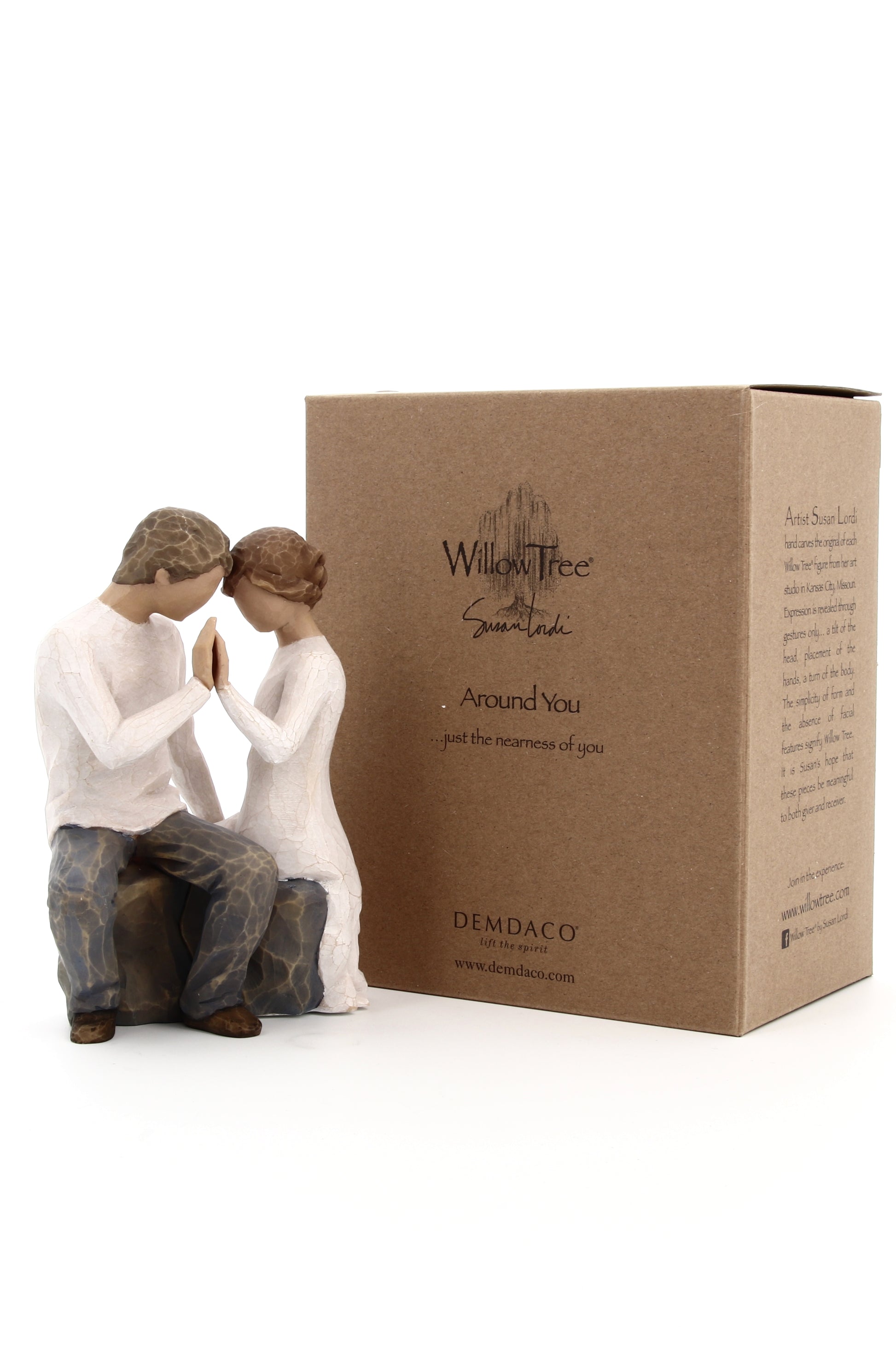 Statua in resina The Willow tree - Intorno a te (Around you)  h. 16,5 cm