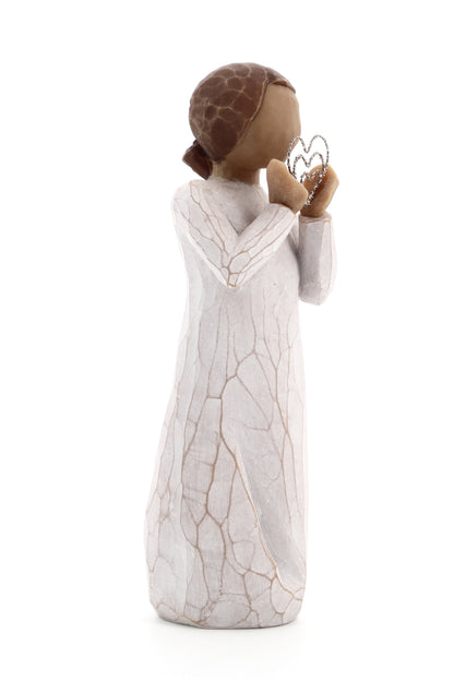 Statua in resina The Willow Tree Un sacco d'amore (Lots of Love)  h. 14 cm