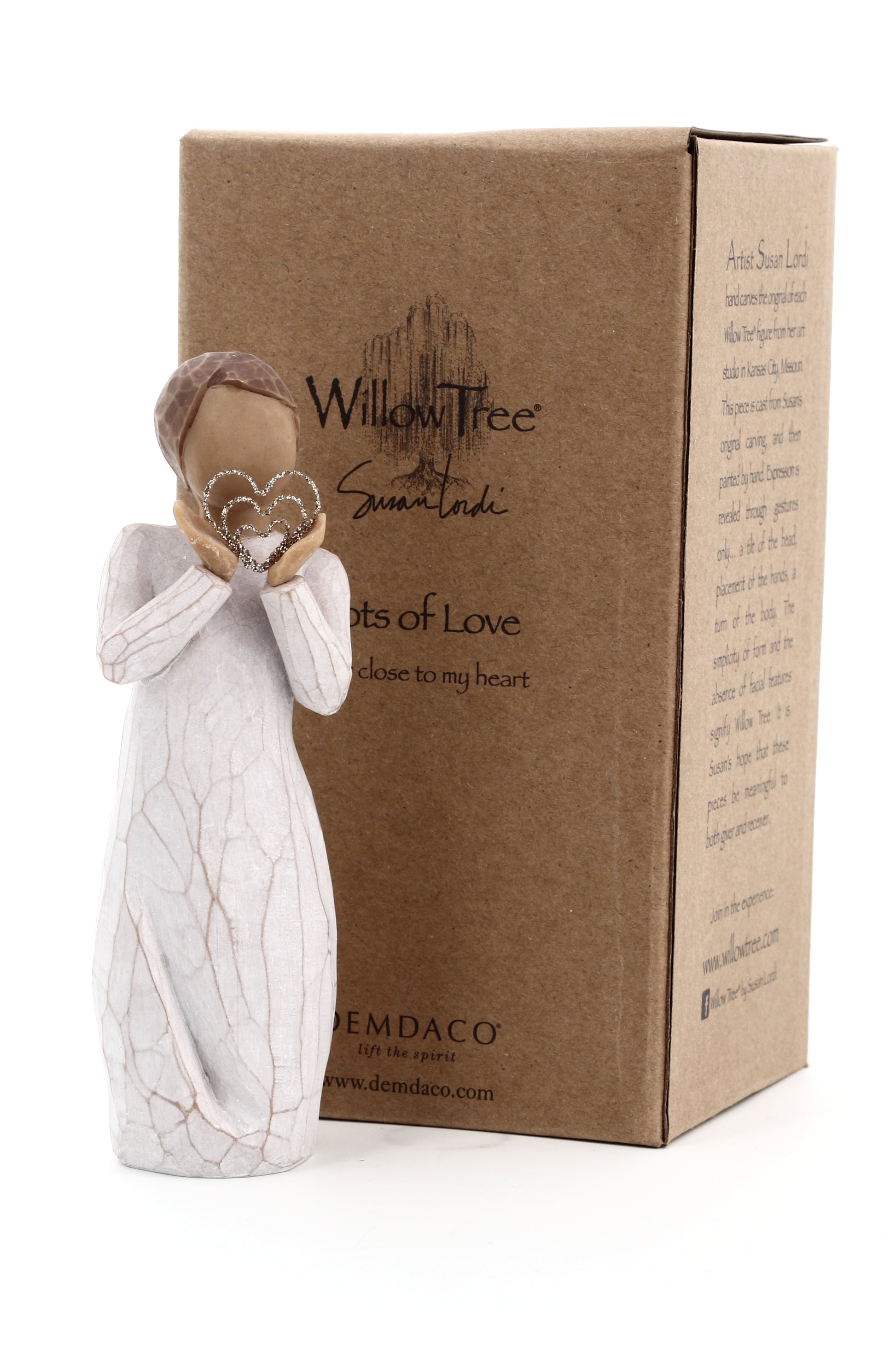 Statua in resina The Willow Tree Un sacco d'amore (Lots of Love)  h. 14 cm