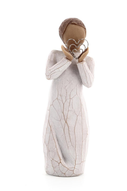 Statua in resina The Willow Tree Un sacco d'amore (Lots of Love)  h. 14 cm