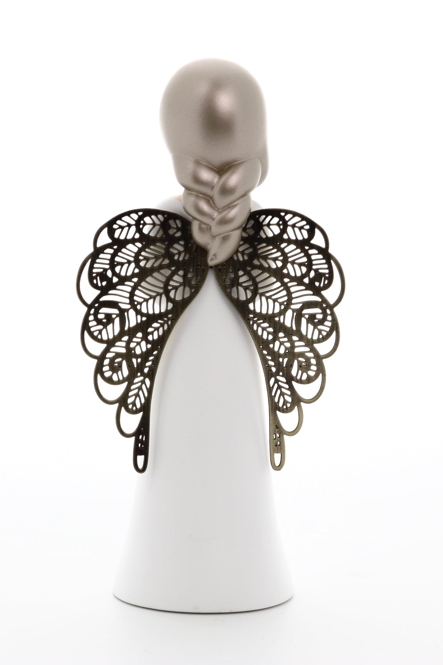 Statua in resina con ali in metallo You Are an Angel - Grazie h. 12,5 cm