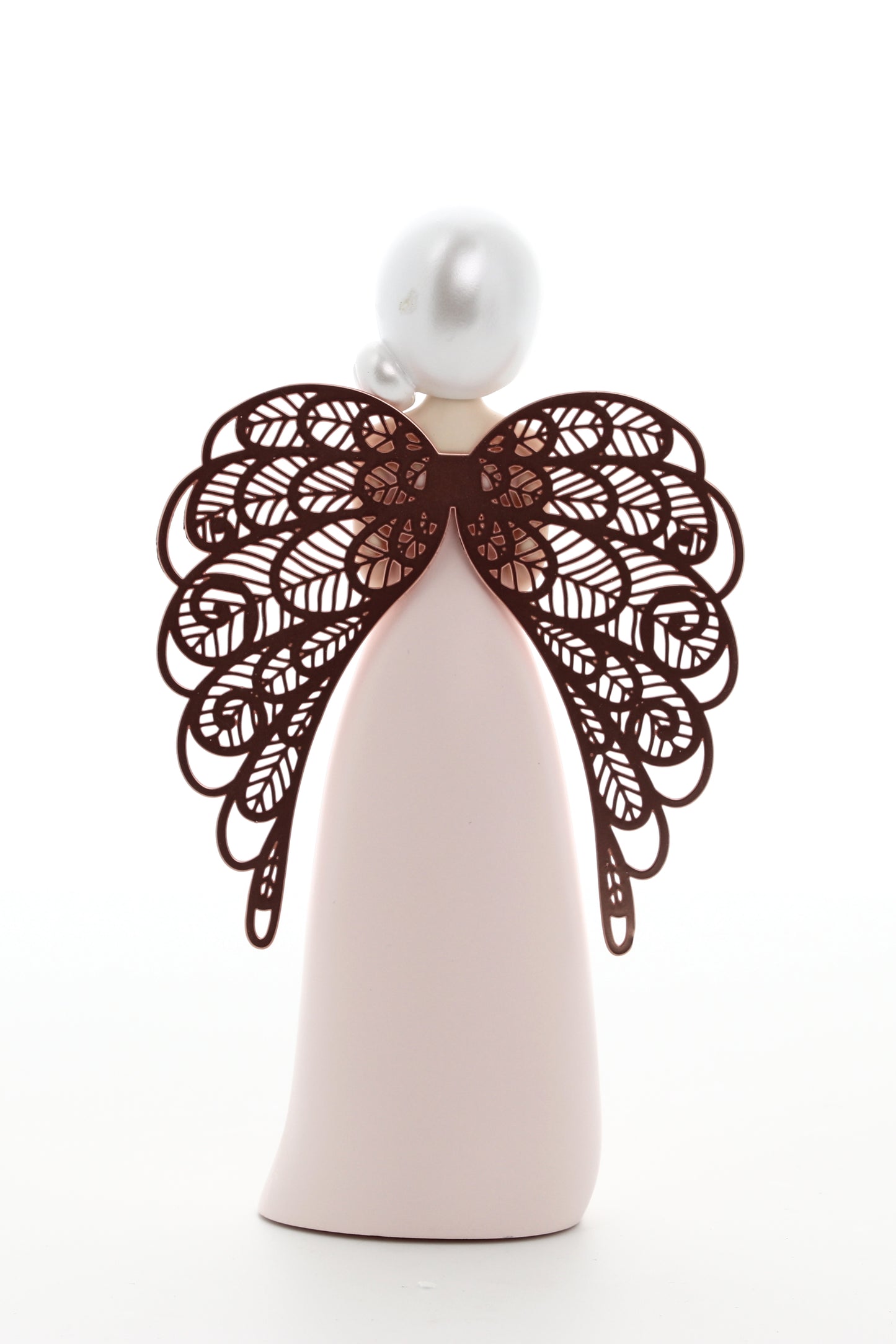 Statua in resina con ali in metallo You Are an Angel - Hope  h. 17,5 cm