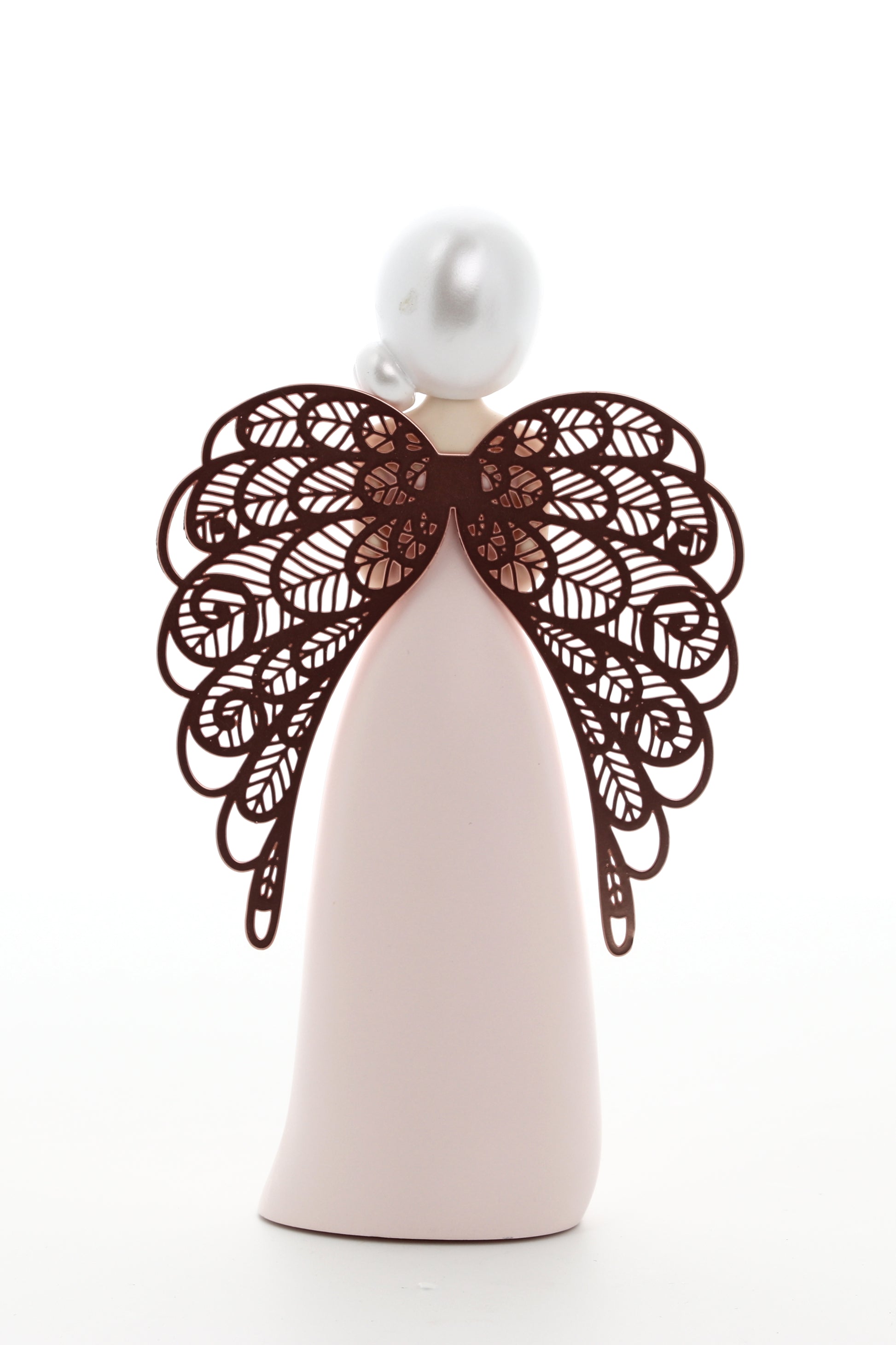 Statua in resina con ali in metallo You Are an Angel - Hope  h. 17,5 cm