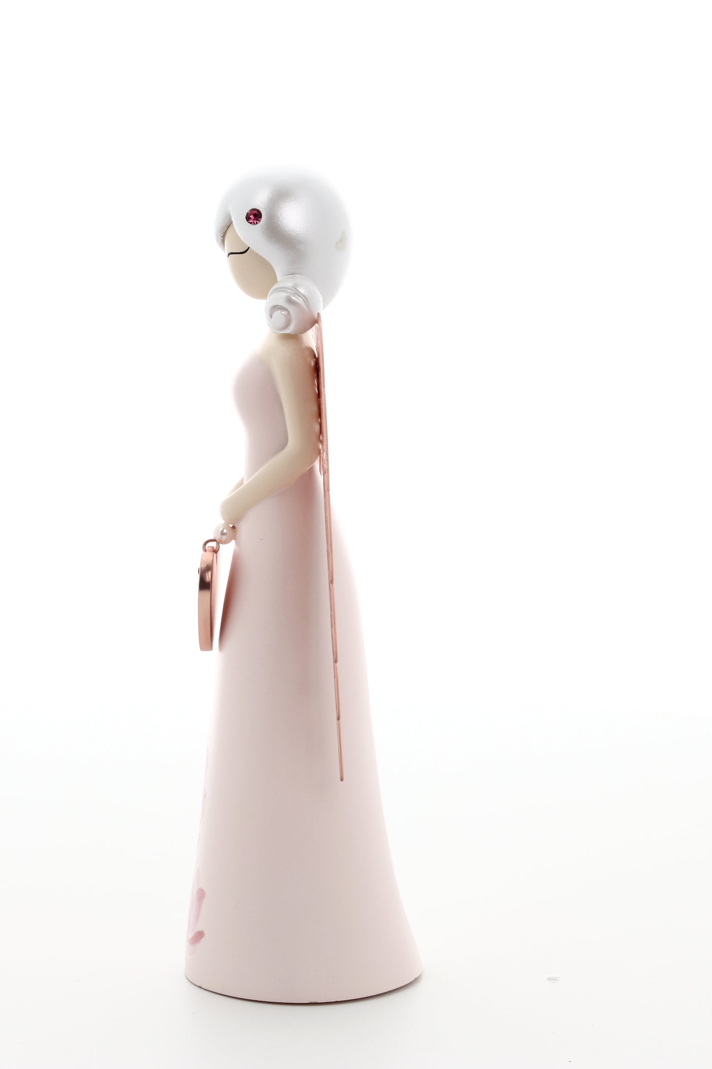 Statua in resina con ali in metallo You Are an Angel - Hope  h. 17,5 cm