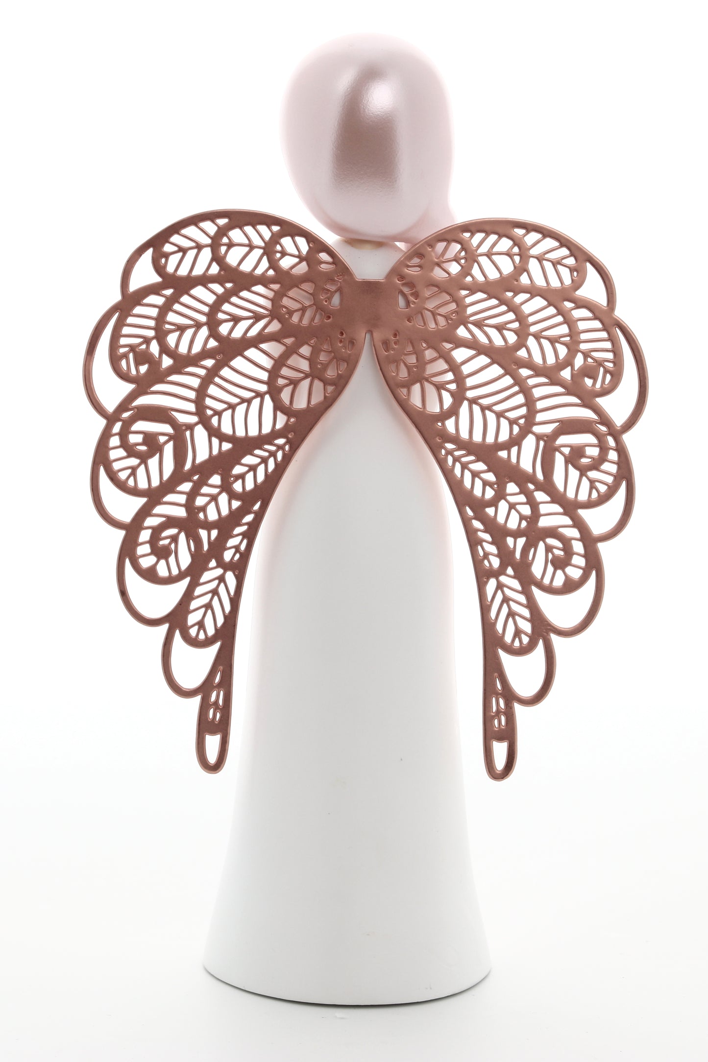 Statua in resina con ali in metallo You Are an Angel - Love h. 17,5 cm