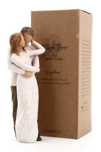Statua in resina The Willow tree -Insieme (Togheter)  h. 23 cm