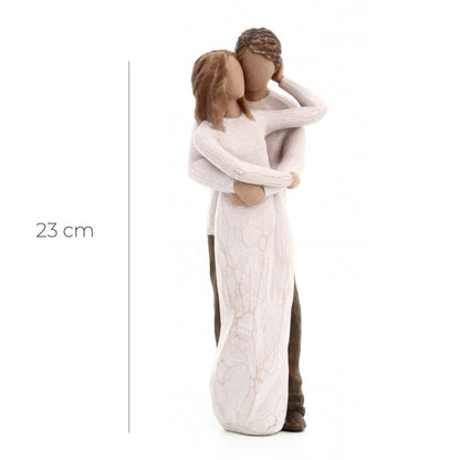 Statua in resina The Willow tree -Insieme (Togheter)  h. 23 cm