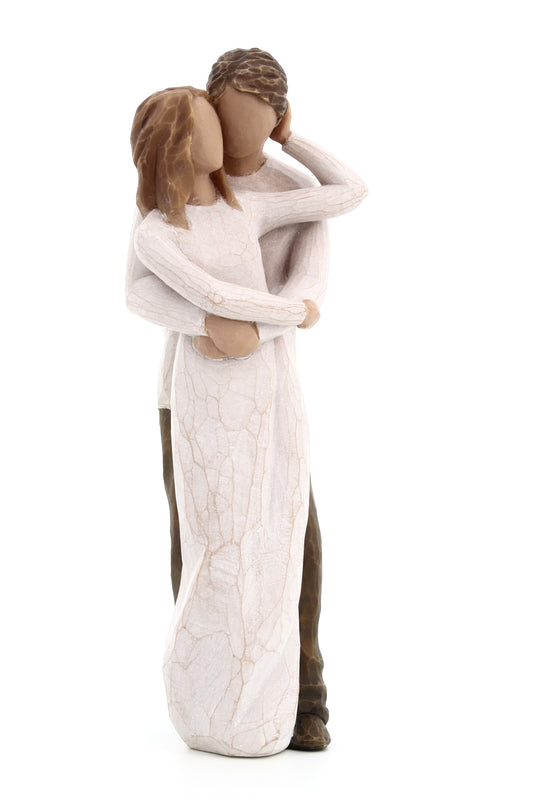 Statua in resina The Willow tree -Insieme (Togheter)  h. 23 cm