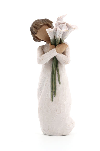 Statua in resina The Willow tree - Meravigliosi auguri (Beautiful Wishes) h. 15 cm