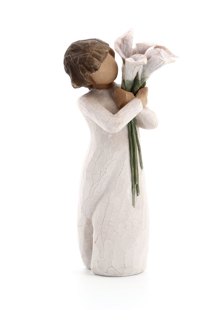 Statua in resina The Willow tree - Meravigliosi auguri (Beautiful Wishes) h. 15 cm
