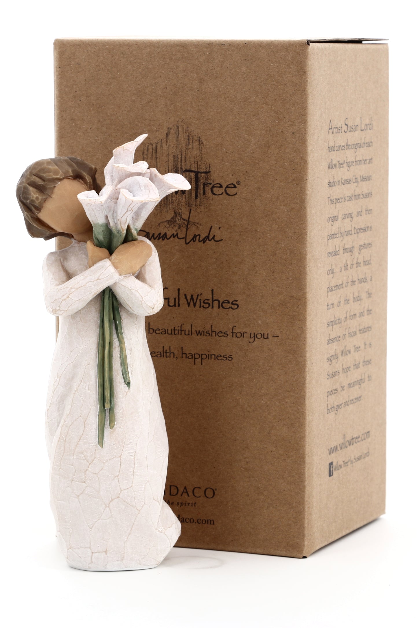 Statua in resina The Willow tree - Meravigliosi auguri (Beautiful Wishes) h. 15 cm