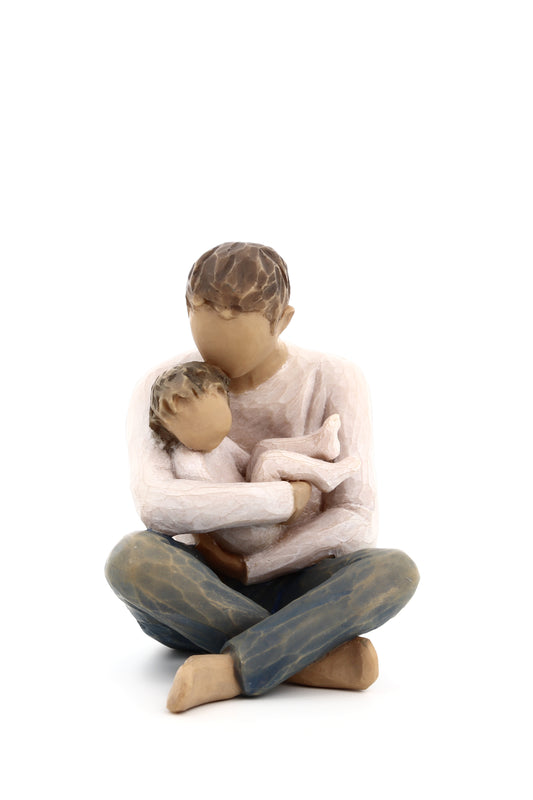 Statua in resina The Willow tree  Il Piccolo (Little One)  h. 10 cm