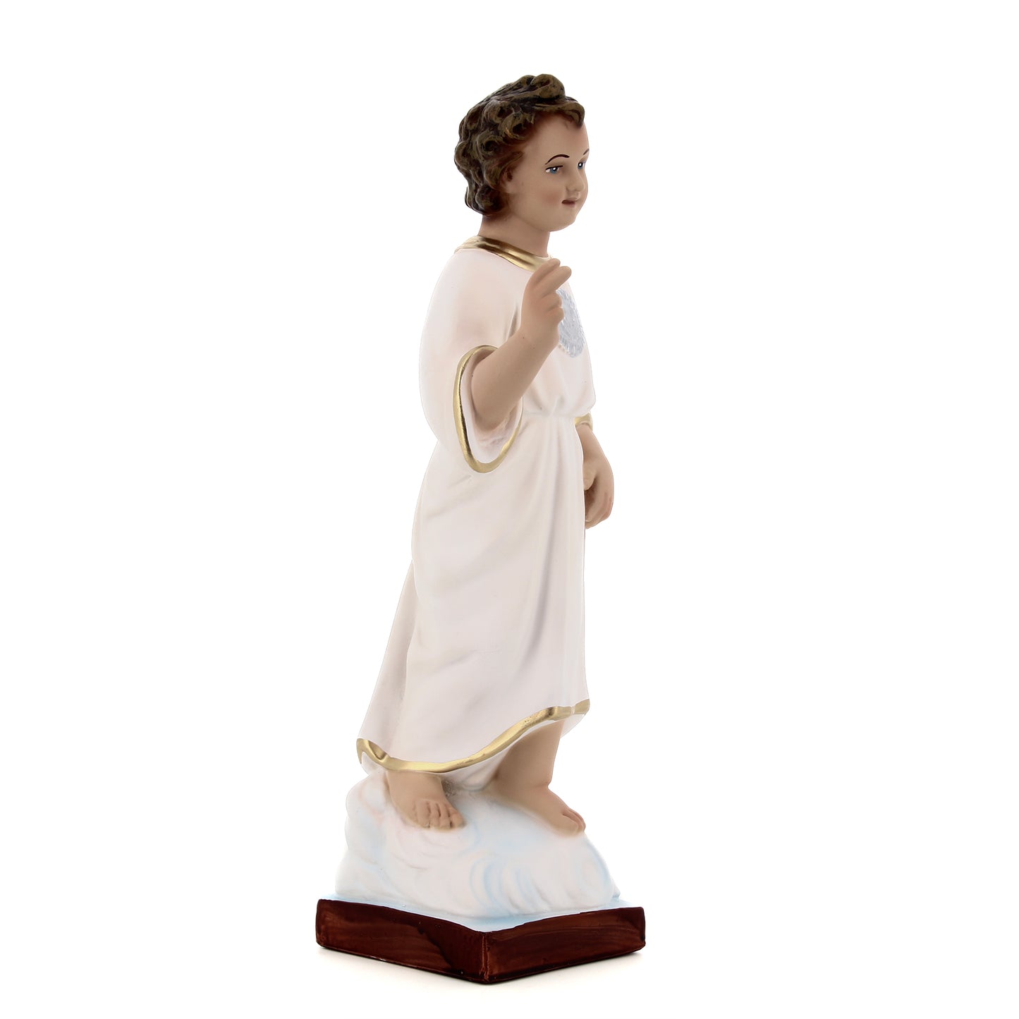 Statua Santissimo nome di Gesù, in resina. Altezza 30 cm