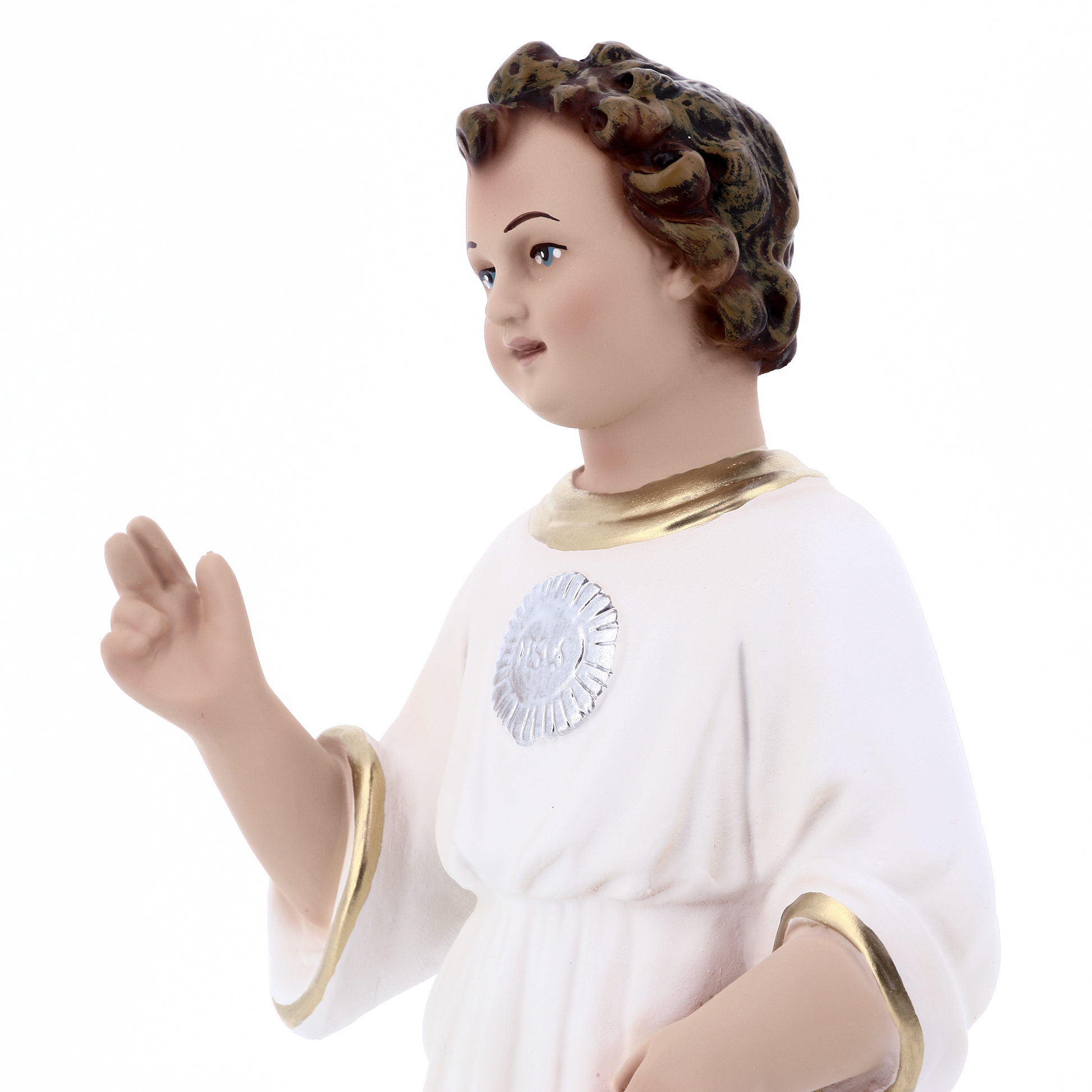 Statua Santissimo nome di Gesù, in resina. Altezza 30 cm