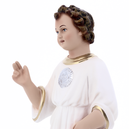 Statua Santissimo nome di Gesù, in resina. Altezza 30 cm