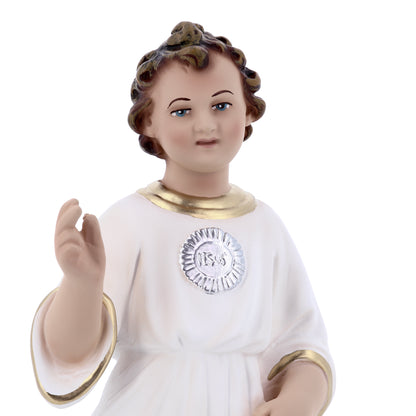 Statua Santissimo nome di Gesù, in resina. Altezza 30 cm