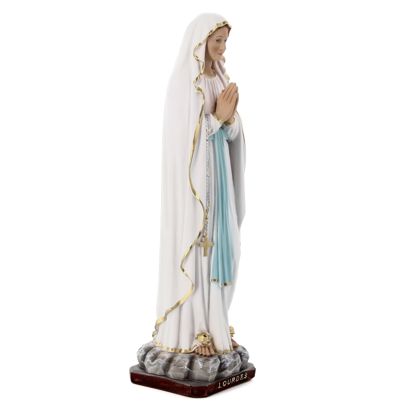 Statua Madonna di Lourdes in resina vuota h. 40 cm