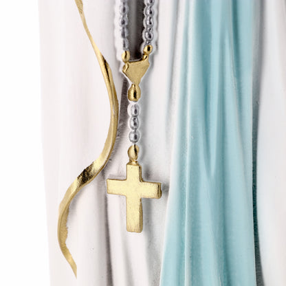 Statua Madonna di Lourdes in resina vuota h. 40 cm