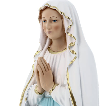Statua Madonna di Lourdes in resina vuota h. 40 cm
