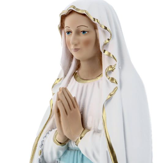 Statua Madonna di Lourdes in resina vuota h. 40 cm