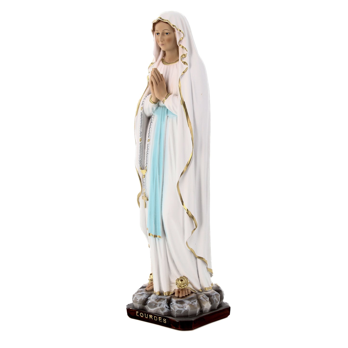 Statua Madonna di Lourdes in resina vuota h. 40 cm