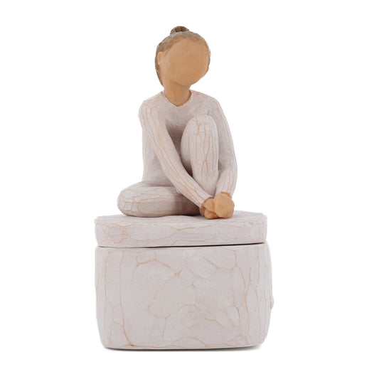 Statua in resina The Willow tree - Ballerina, scrigno dei ricordi (the dancer keepsake box ) h. 14 cm