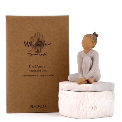 Statua in resina The Willow tree - Ballerina, scrigno dei ricordi (the dancer keepsake box ) h. 14 cm