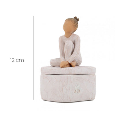 Statua in resina The Willow tree - Ballerina, scrigno dei ricordi (the dancer keepsake box ) h. 14 cm