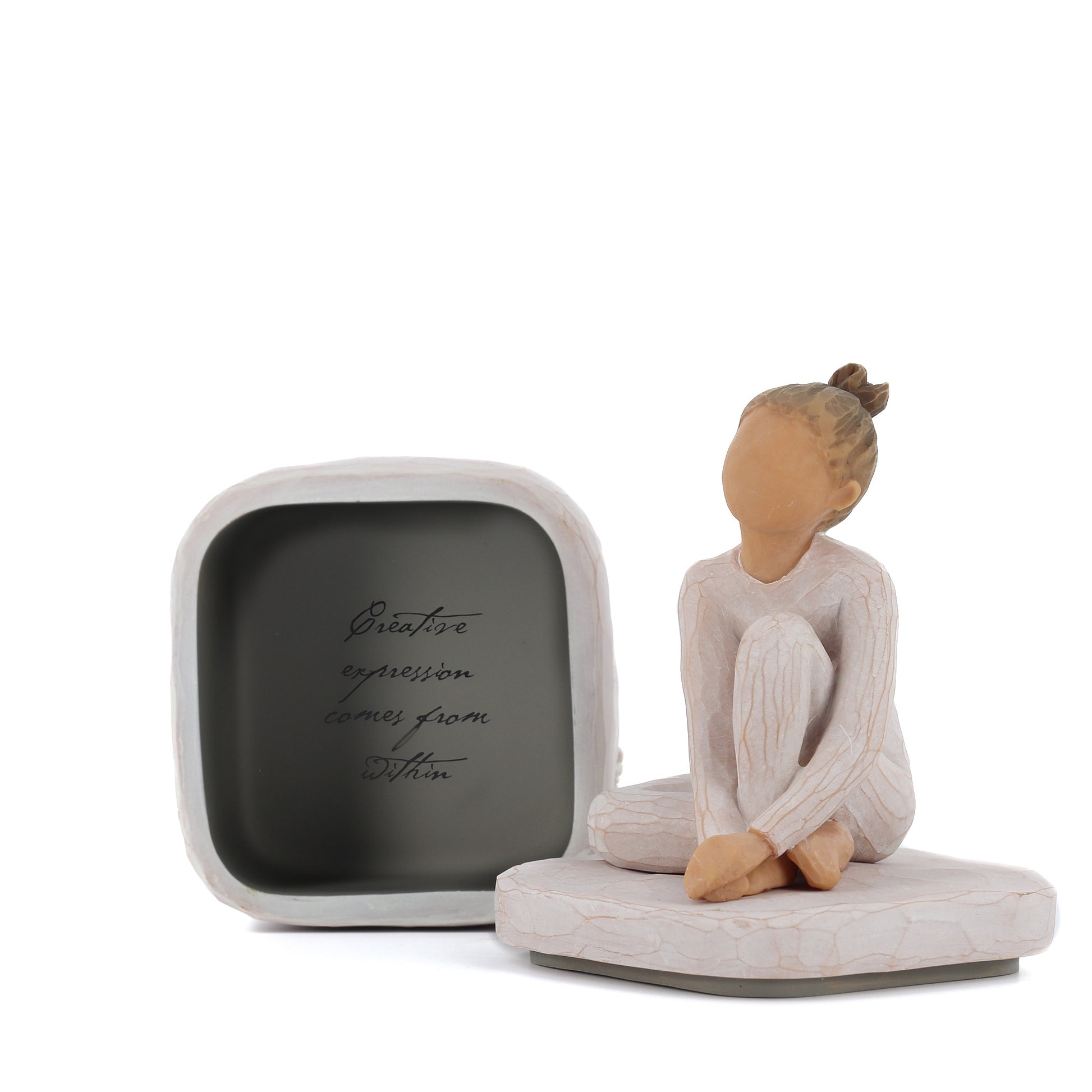 Statua in resina The Willow tree - Ballerina, scrigno dei ricordi (the dancer keepsake box ) h. 14 cm