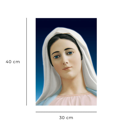 Foto beata Vergine Maria frontale cm 30x40