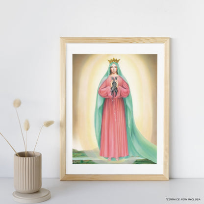 Foto Maria regina della famiglia cm 33,5x48,5