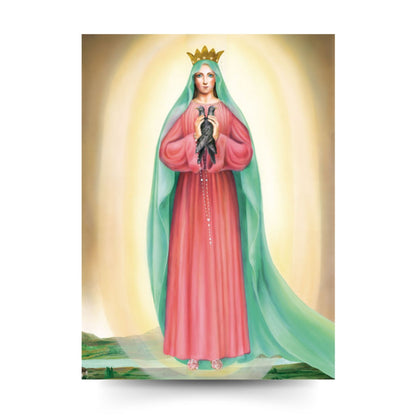 Foto Maria regina della famiglia cm 23x33,5