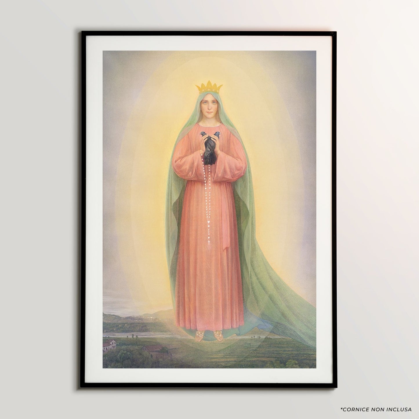 Foto Maria Regina della Famiglia a Ghiaie di Bonate 48x68 cm