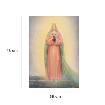 Foto Maria Regina della Famiglia a Ghiaie di Bonate 48x68 cm