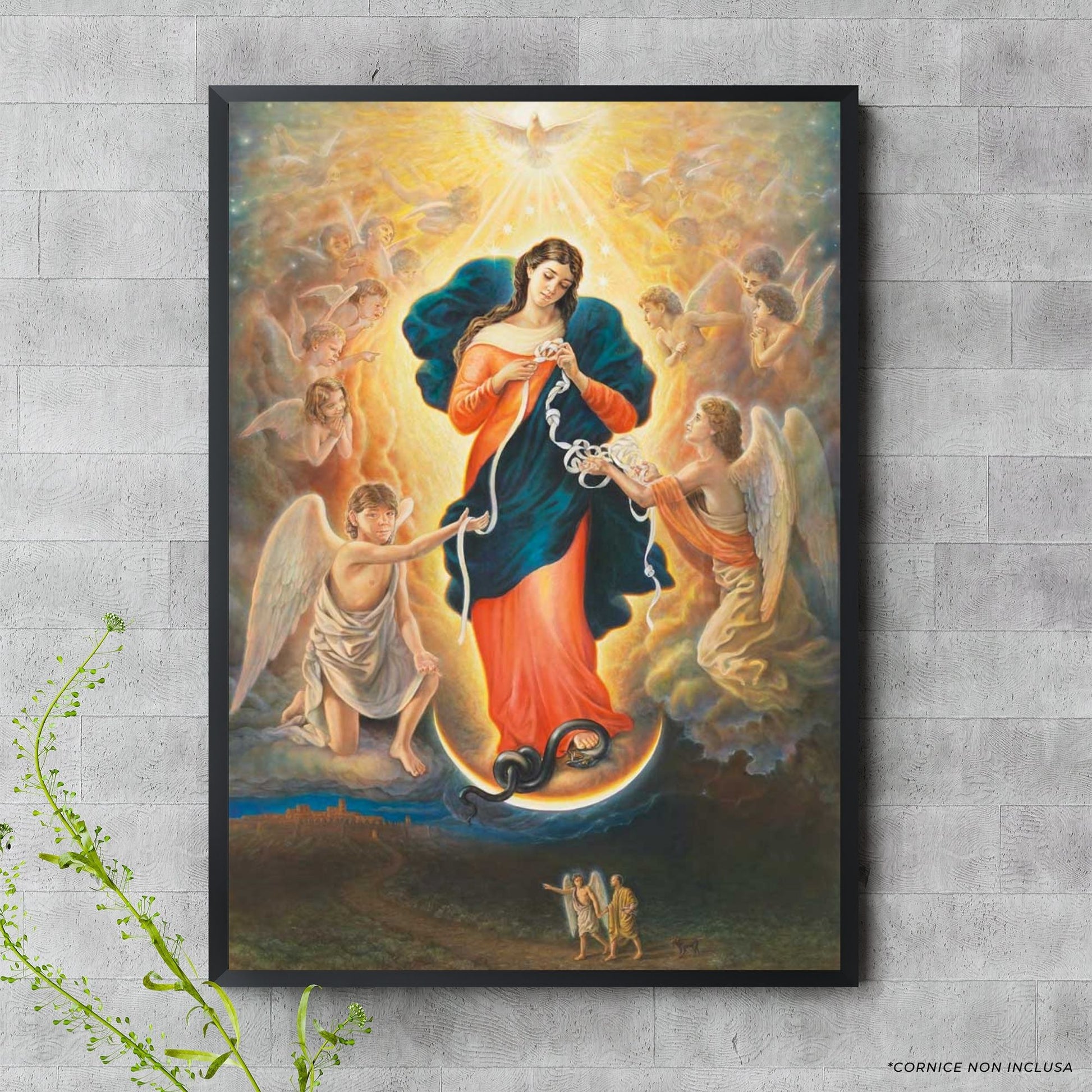Foto Maria che scioglie i nodi Dawid Kownacki cm 47x68
