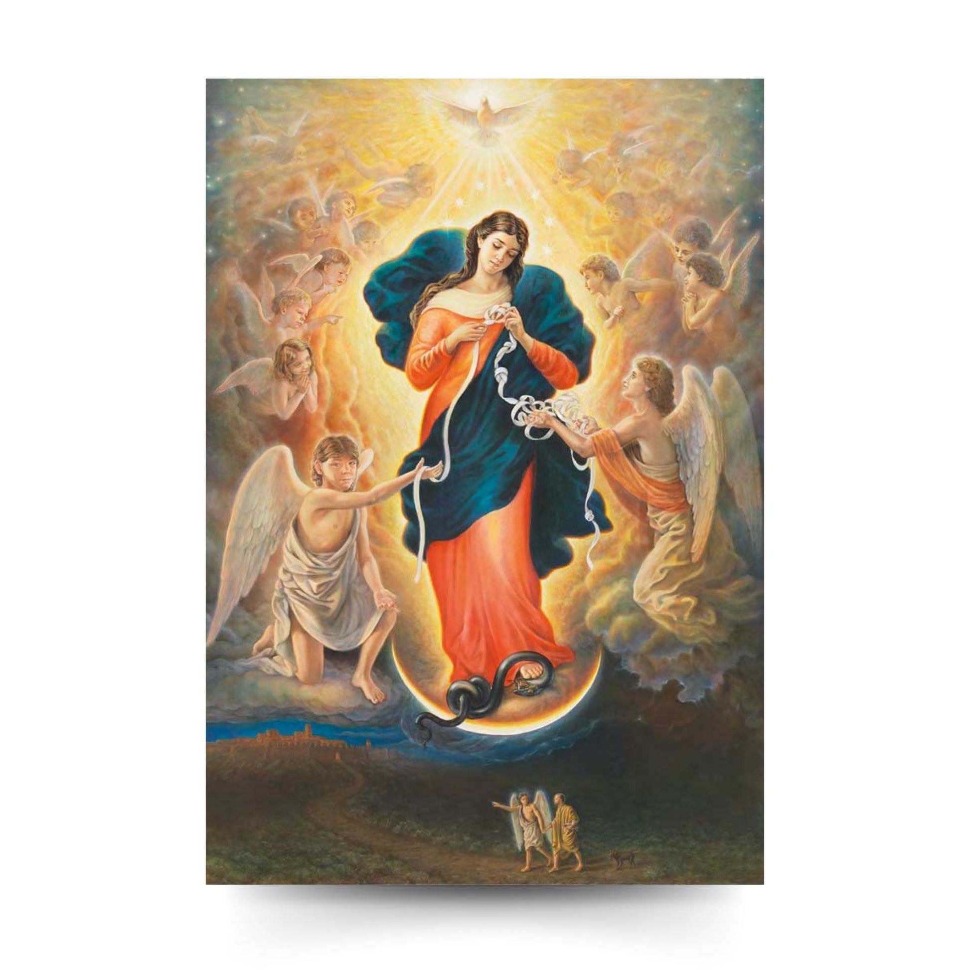 Foto Maria che scioglie i nodi Dawid Kownacki cm 33,5x48,5