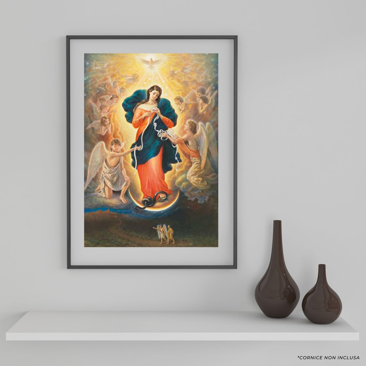 Foto Maria che scioglie i nodi Dawid Kownacki cm 33,5x48,5