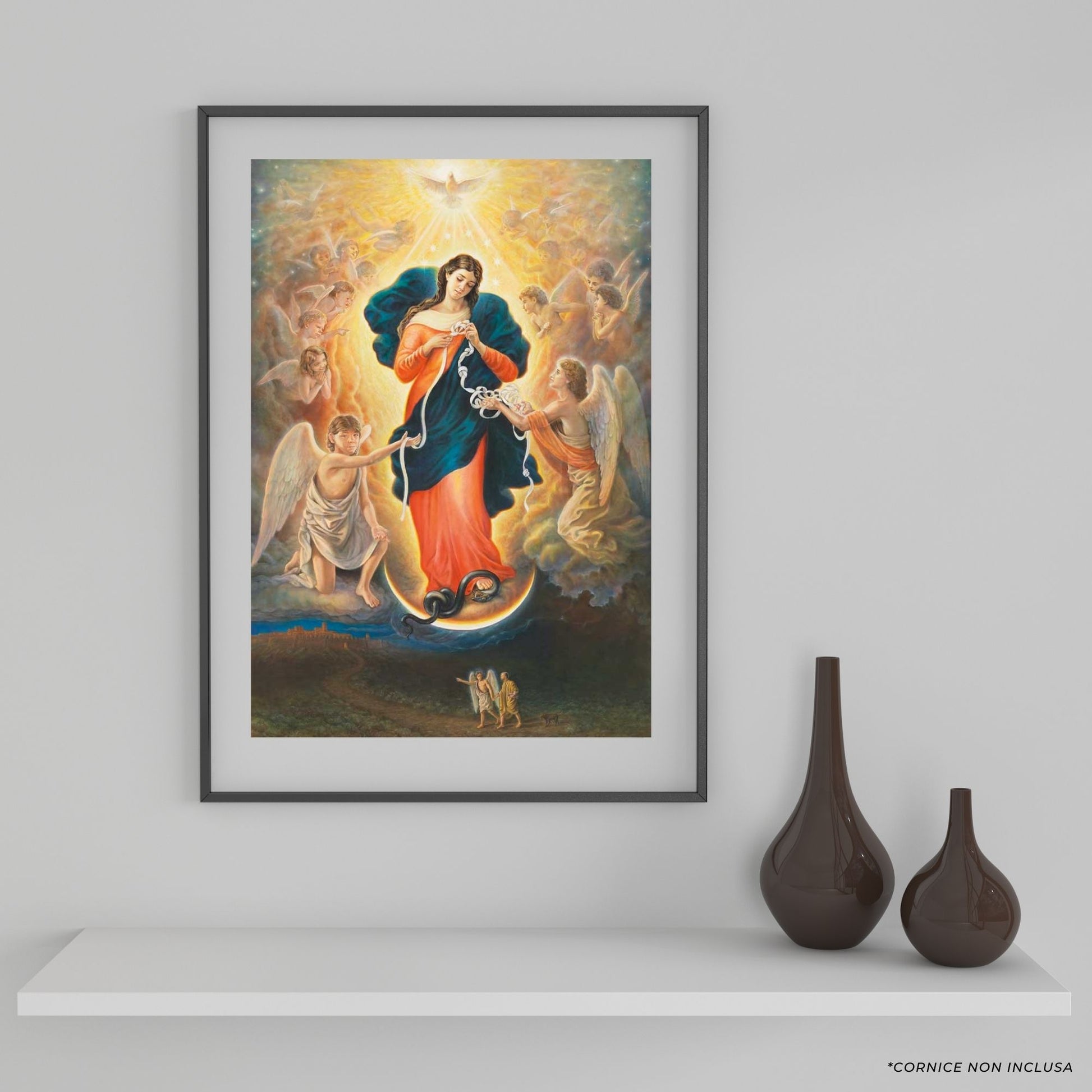 Foto Maria che scioglie i nodi Dawid Kownacki cm 33,5x48,5