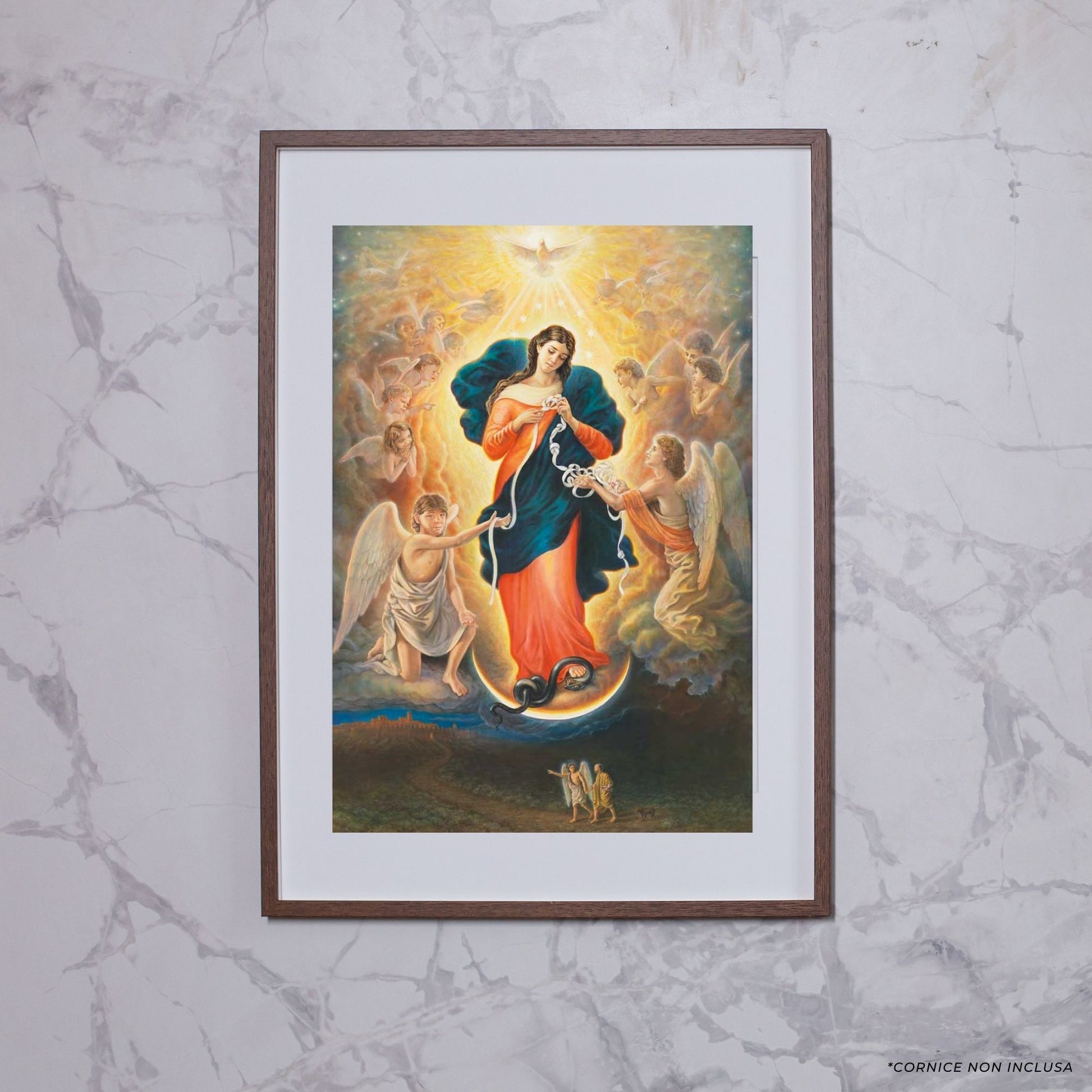 Foto Maria che scioglie i nodi Dawid Kownacki cm 23x33,5