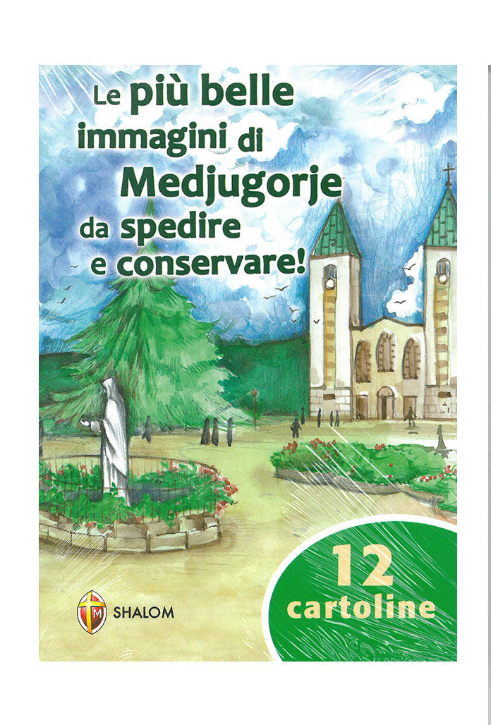 Cofanetto 12 cartoline postali di Medjugorje volume 2