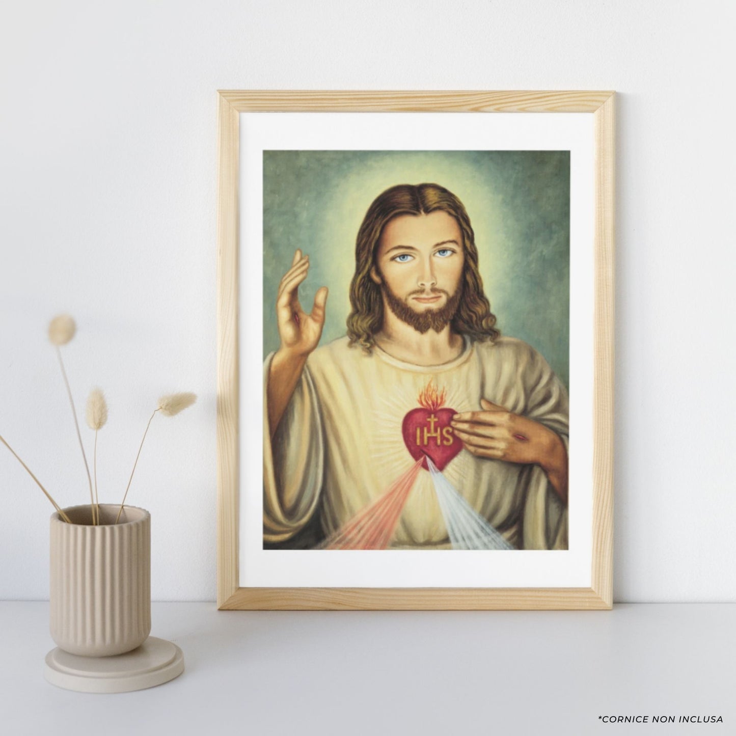 Foto sacro cuore di Gesù cm 35x50