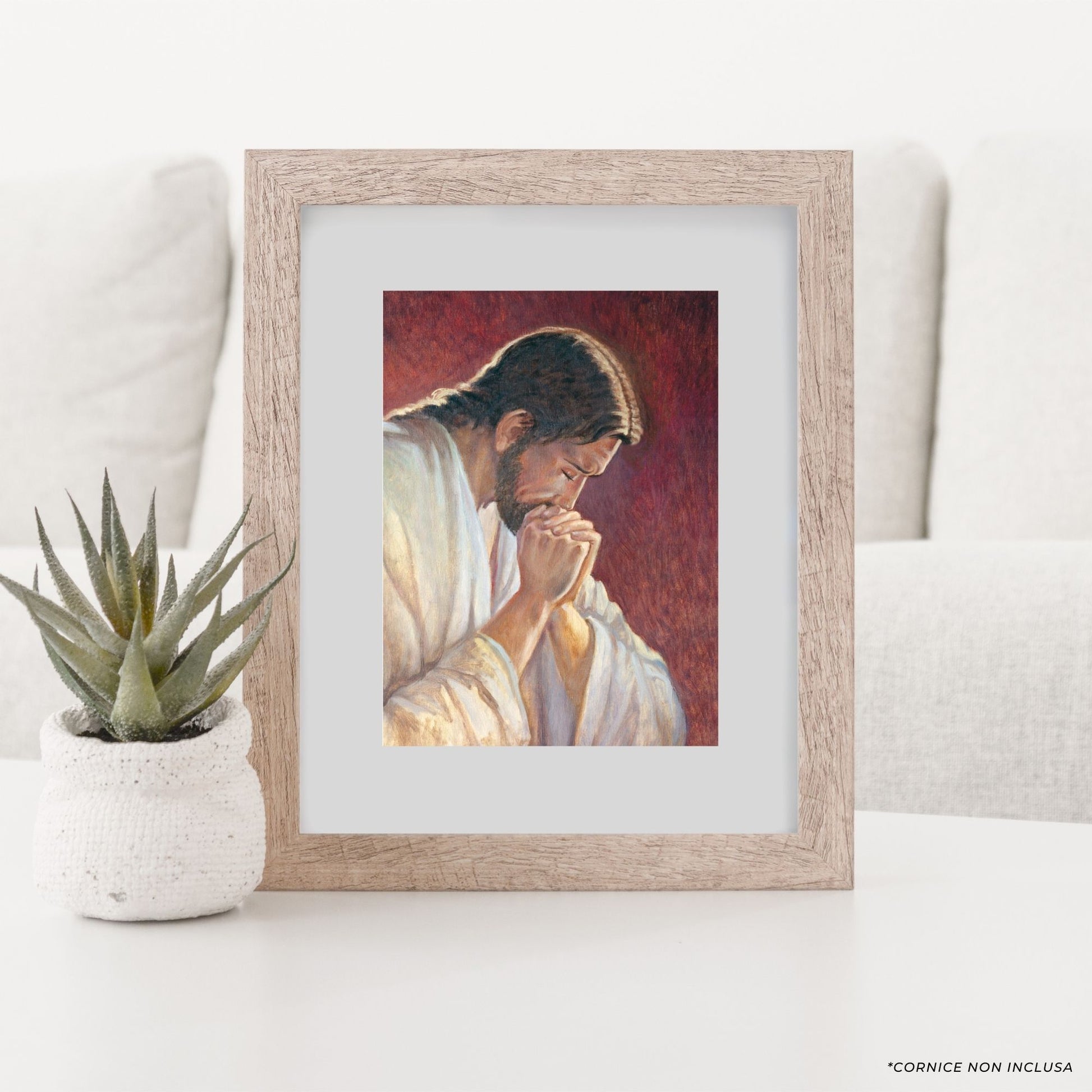 Foto Gesù che prega nell'orto degli Ulivi cm 18x24