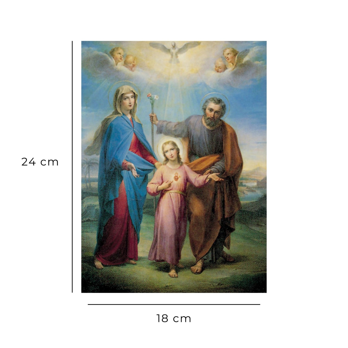 Foto santa Famiglia cm 18x24