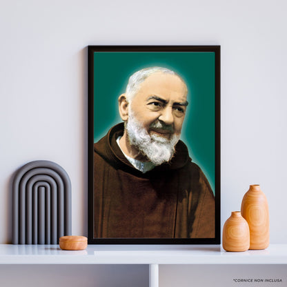 Foto san Pio da Pietrelcina cm 35x50