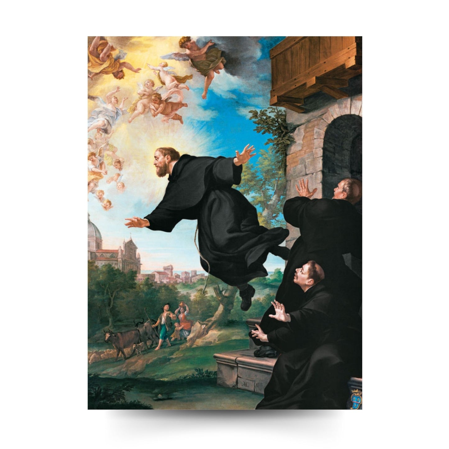 Foto san Giuseppe da Copertino cm 18x24